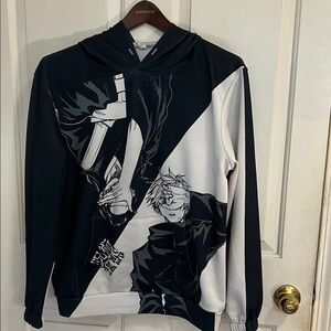 Monochrome Graphic Hoodie
